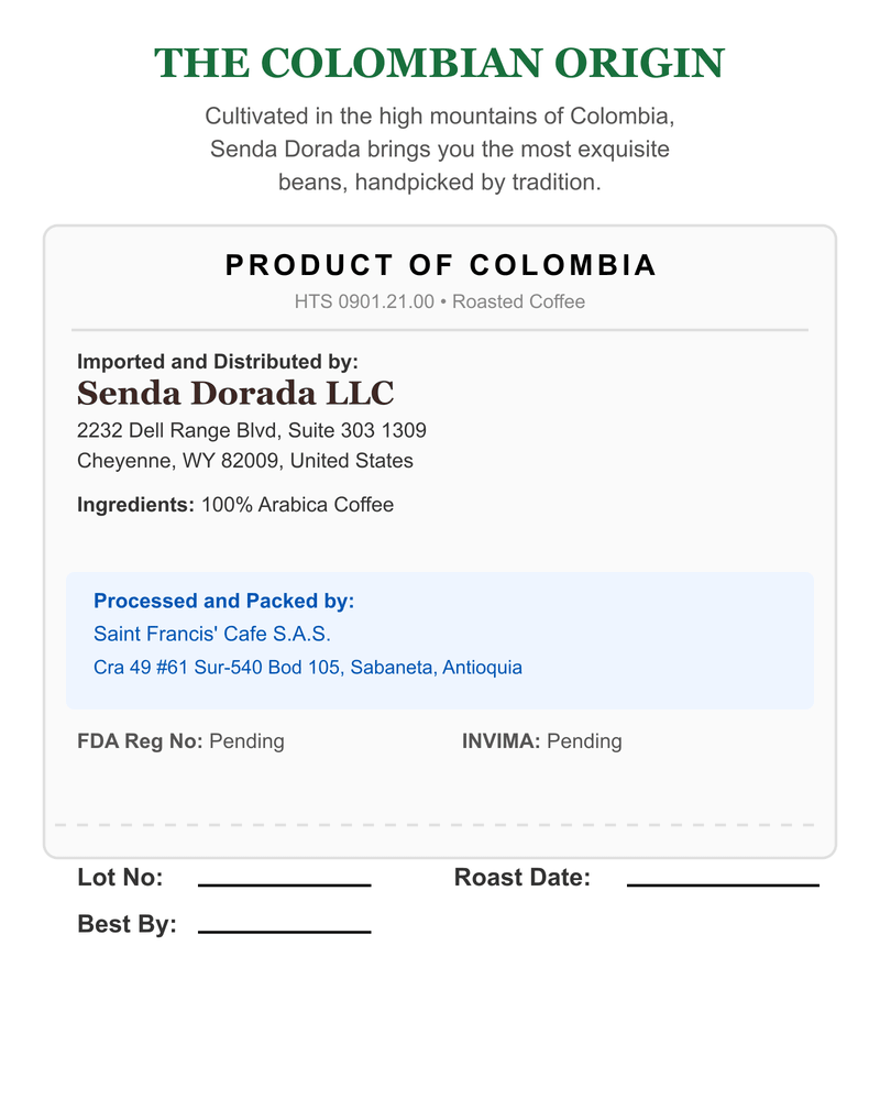 Geisha Natural back label